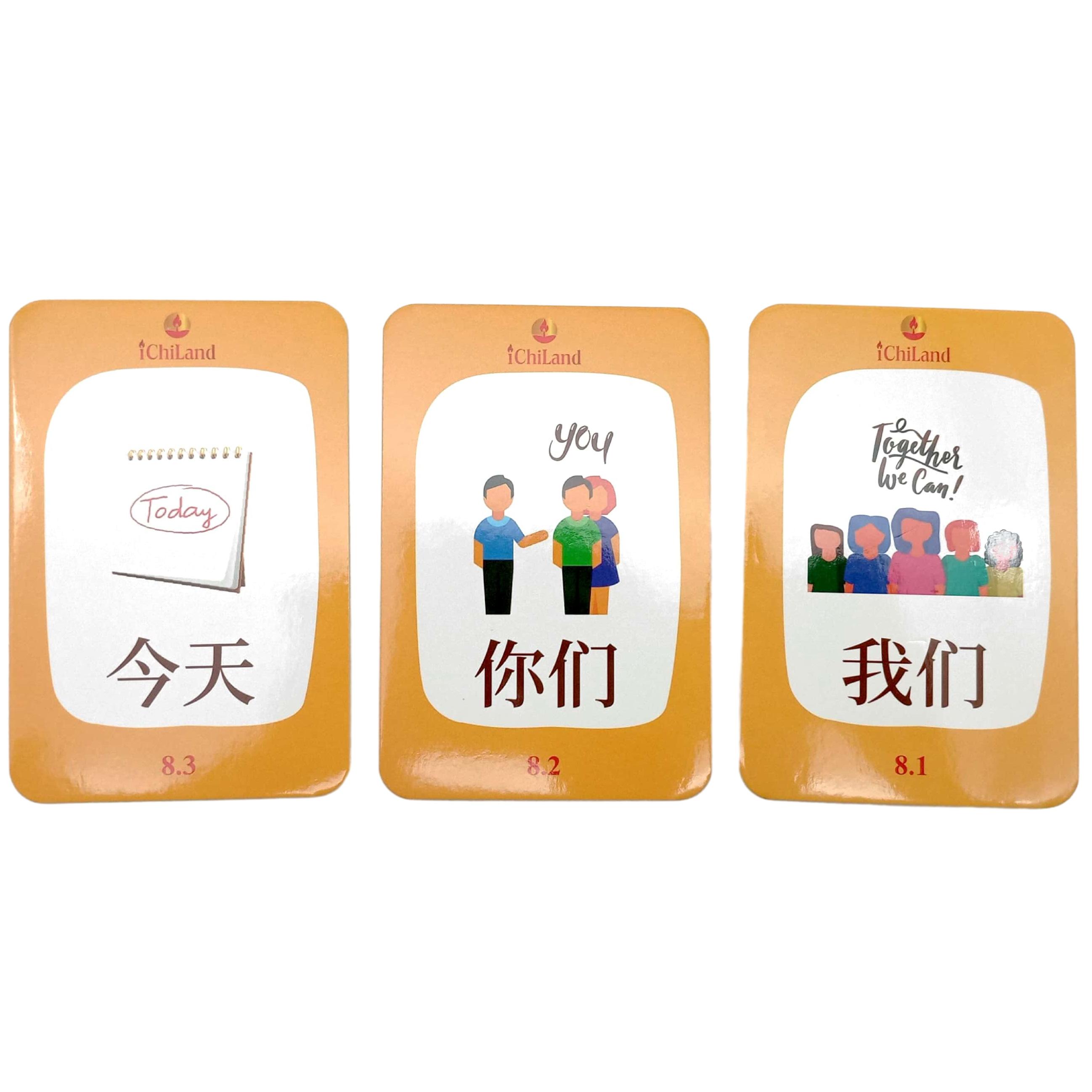 Tiếng Trung Trẻ Em Ichiland - Bộ Thẻ Học Từ Vựng Flashcard - Tập 1