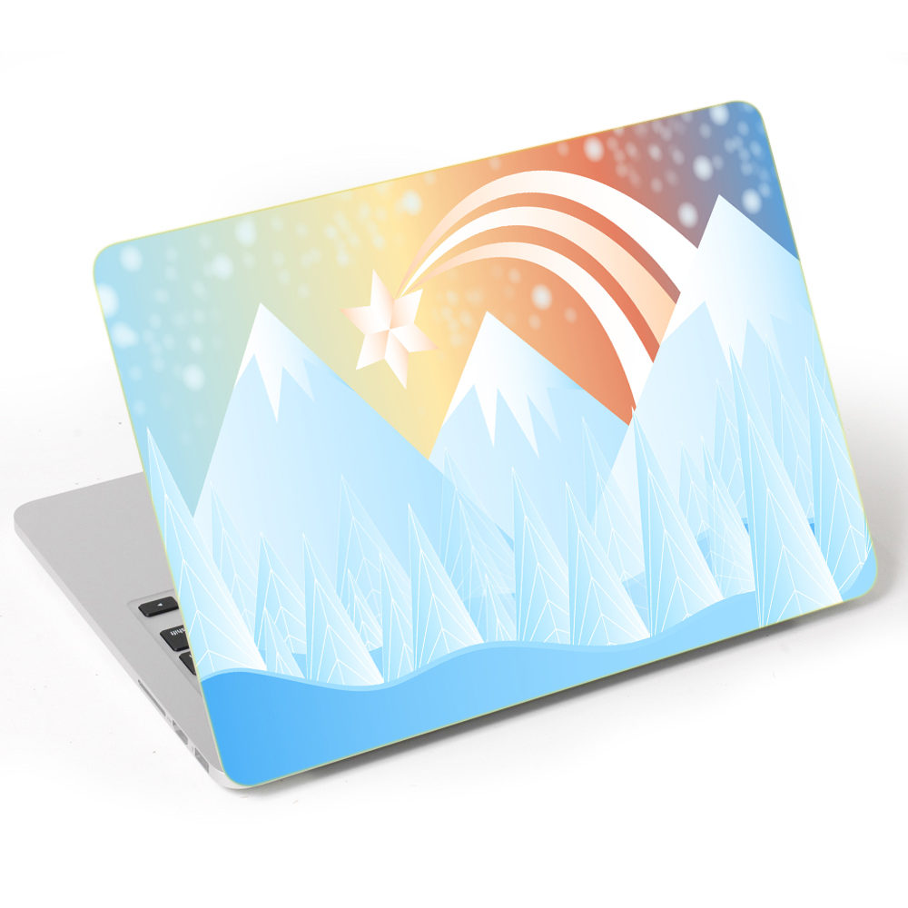 Mẫu Dán Trang Trí Mặt Ngoài + Lót Tay Laptop Holidays LTHLD - 164