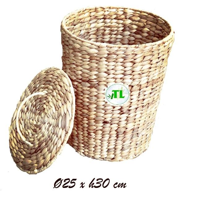 Sọt lục bình đựng đồ để văn phòng fi 25x30 cm