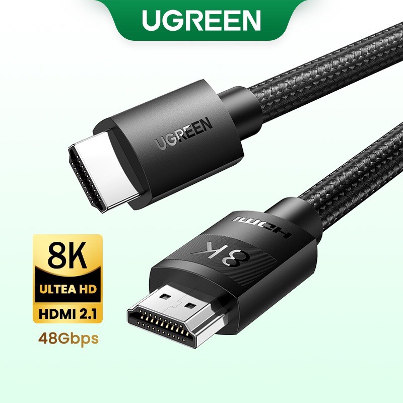 Ugreen Cáp chia cổng hdmi 2.1 tốc độ cao 8k/60hz 4k/120hz thích hợp cho xiaomi mi box ps5 hdmi 48gbps hàng chính hãng