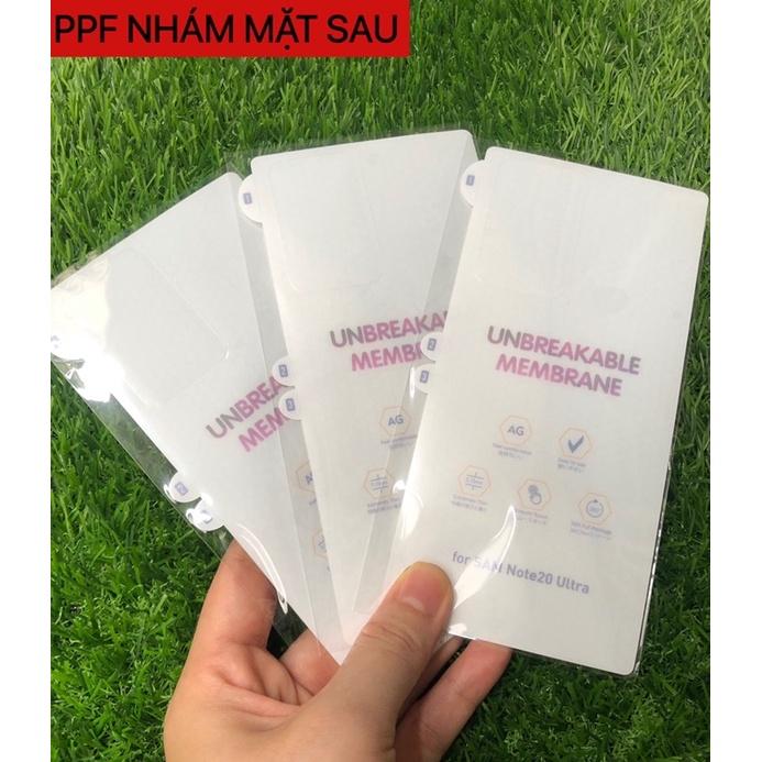 DÁN PPF DẺO NHÁM DÀNH CHO SAMSUNG S8/S9 S8+/S9+ S10 S10+ NOTE8/9 NOTE10 NOTE10