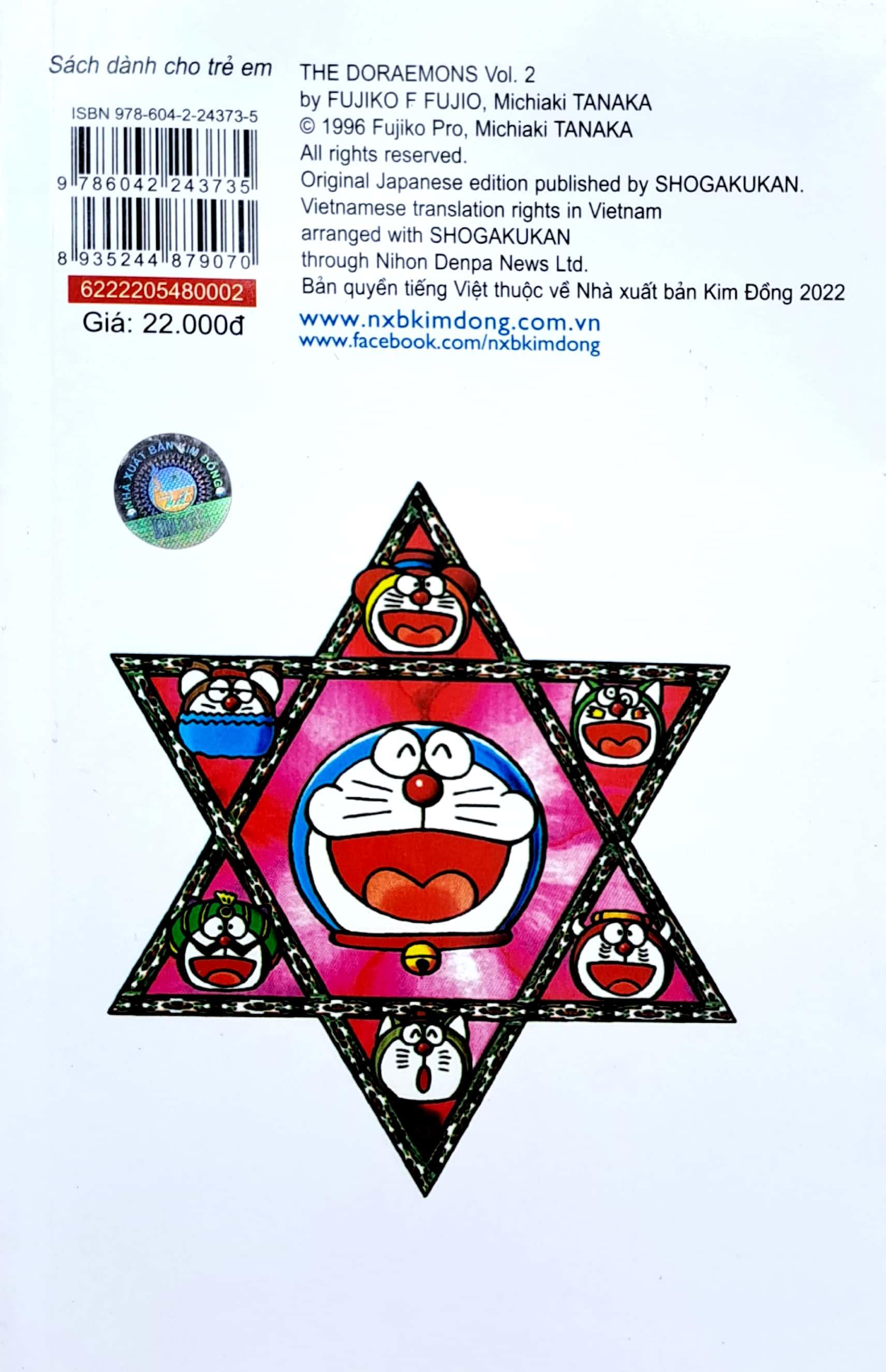 Đội Quân Doraemon Tập 2 (Tái Bản 2022)