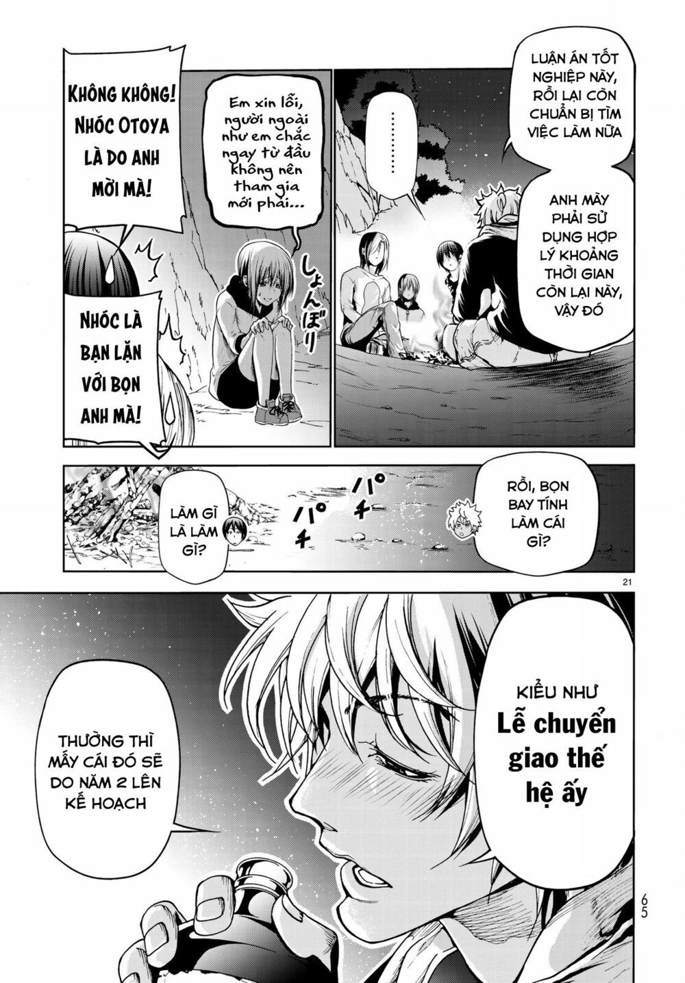 cô gái thích lặn - grand blue chapter 43 21