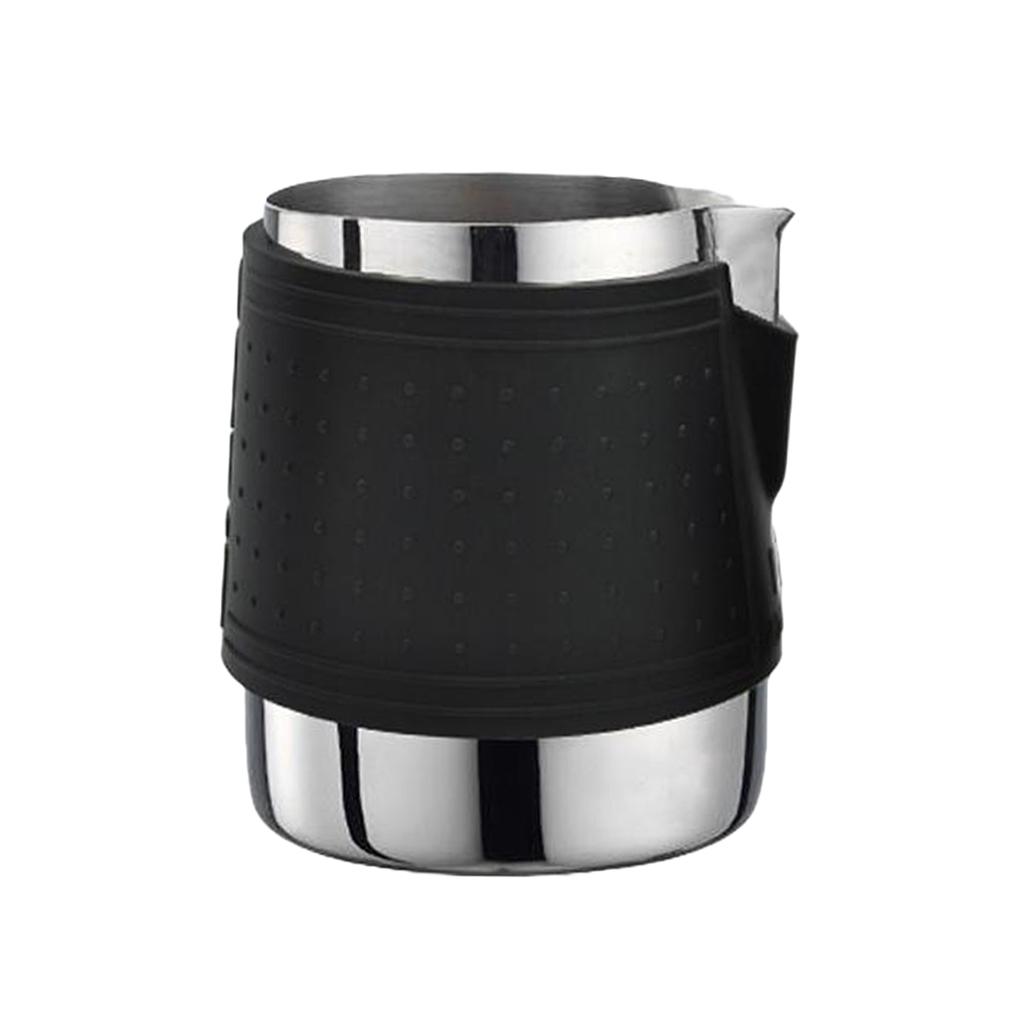 NEW Milk Frothing Jug Espresso Cup for Coffee Latte Art,Stainless Steel 12oz ,Perfect for Espresso Maker, Cappuccino Maker