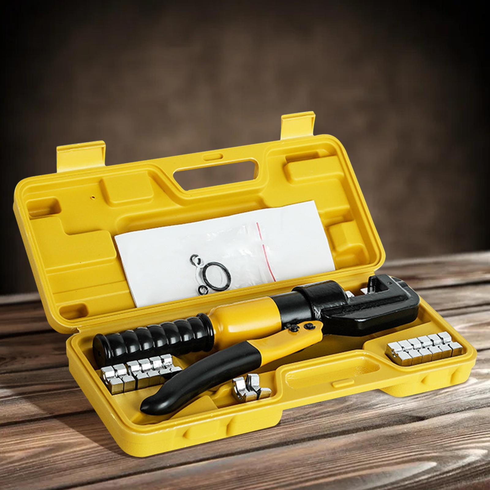 Hydraulic Electric Cable Tool Kit Wire Terminal Crimping Set for Butt Connectors