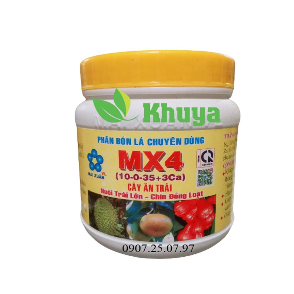 Phân bón lá MX4  hộp 400gr Lớn Trái - Chống Nứt Trái và Thối Trái