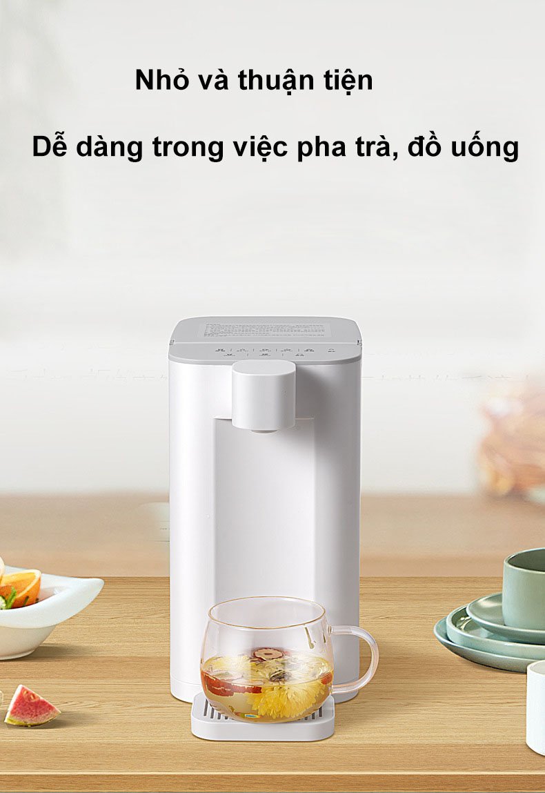 Máy Đun Nước Nóng Để Bàn RULAX Siêu tốc Nóng Ngay Chỉ Sau 3 với 5 Chế Độ Nước Nóng - Hàng Chính Hãng