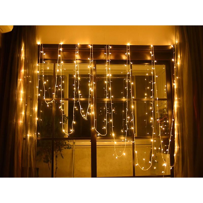 Dây Đèn Led Trang Trí Dài 10 Mét Cắm Điện Có Chế Độ Nháy