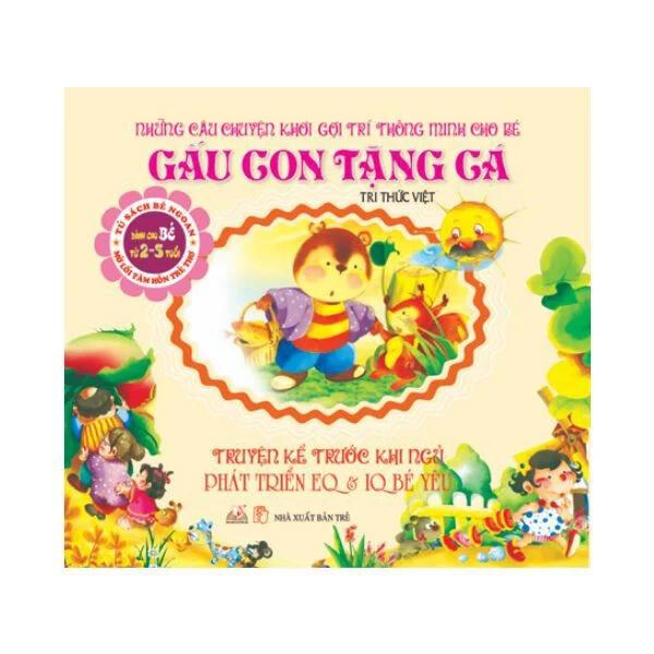 Truyện Kể Trước Khi Ngủ -Gấu Con Tặng Cá - Tri Thức Việt -Vanlangbooks