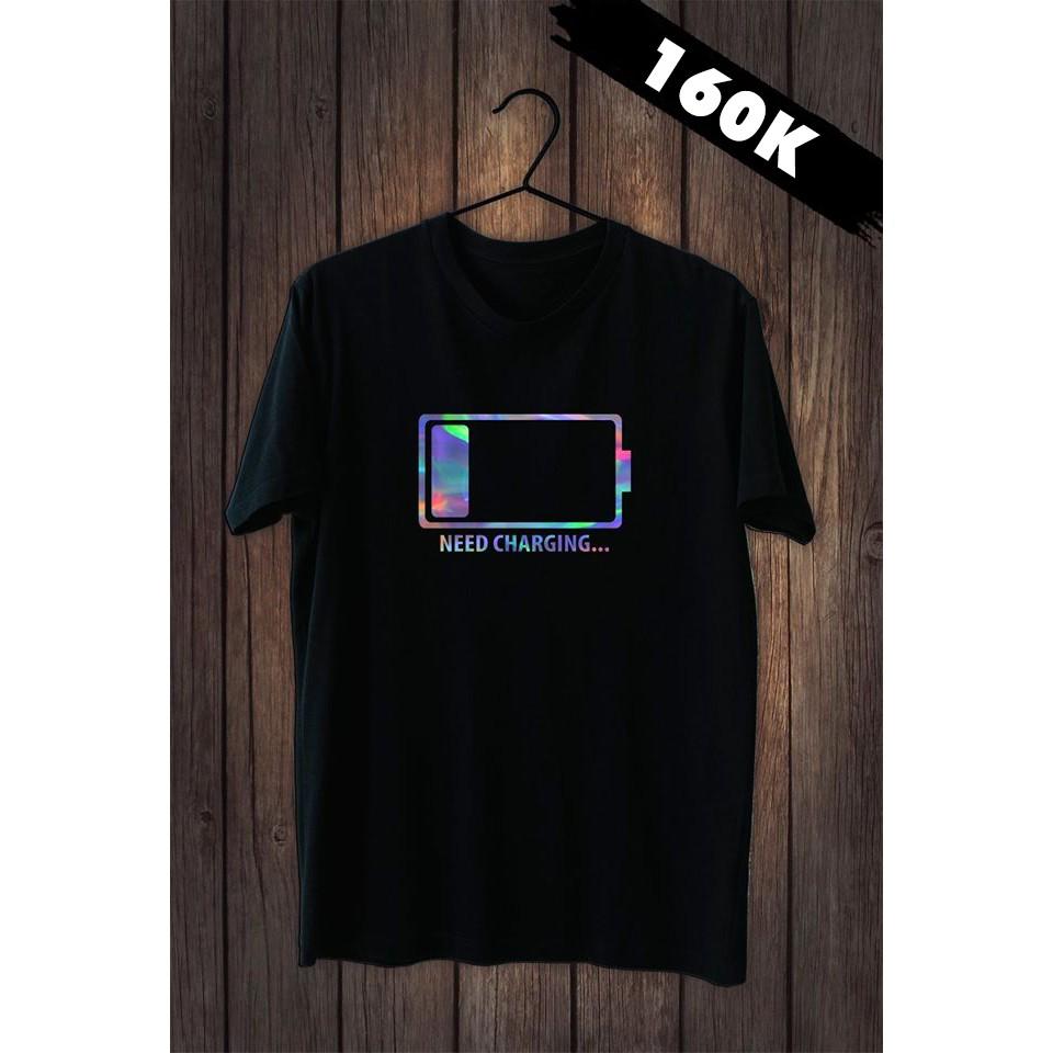 Áo Tay Lỡ Unisex Phản Quang Đa Sắc Rộng Vải Mịn Đủ size - Pin Yếu
