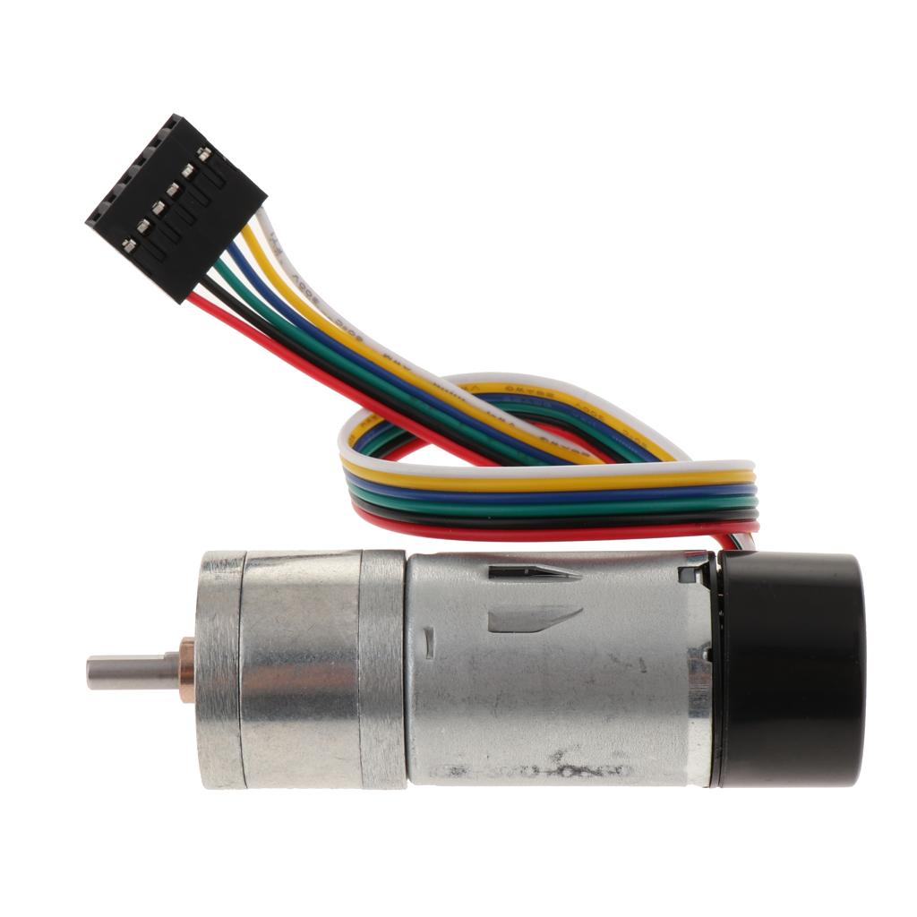 DC 3V 6V 9V 12V 24V Sâu Thiên Giảm Động Cơ với Bộ Mã Hóa 6- 2000 VÒNG/PHÚT