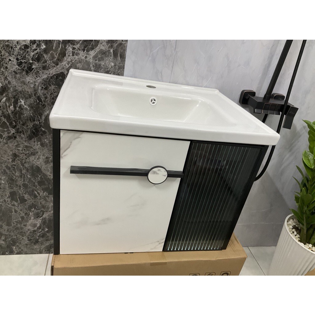 Bộ tủ chậu lavabo Juno Sofa treo tường gỗ sang trọng giá rẻ