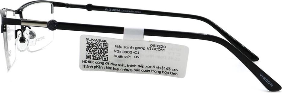 Gọng kính chính hãng Vigcom VG3802