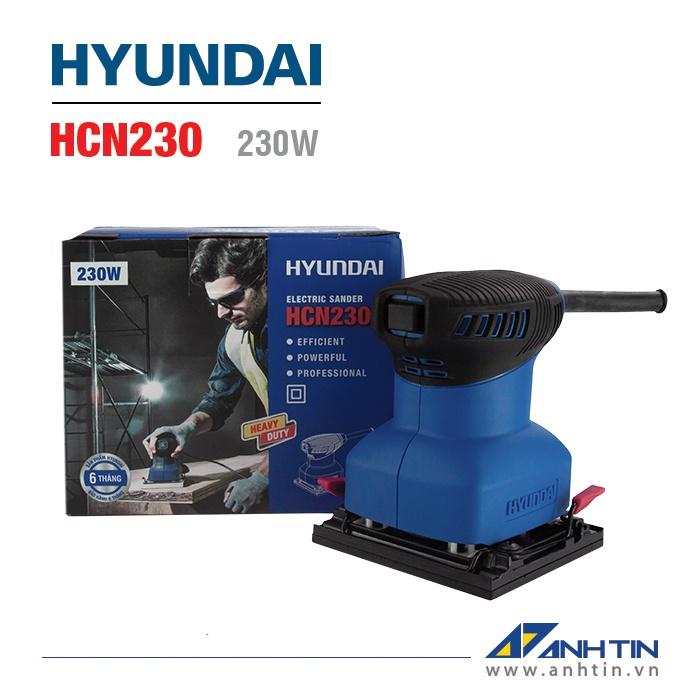 Máy chà nhám HCN230 | Công suất 230W | Kích thước đế nhám 112x101mm | Kích thước giấy nhám 115 x 140mm