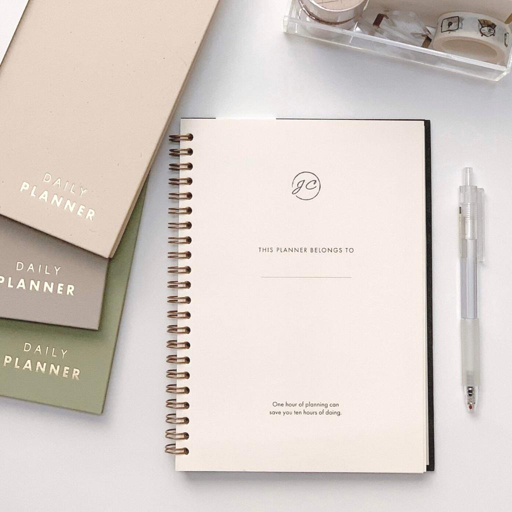 Sổ Tay Daily Planner Cao Cấp - Sổ Lên Kế Hoạch Hằng Ngày