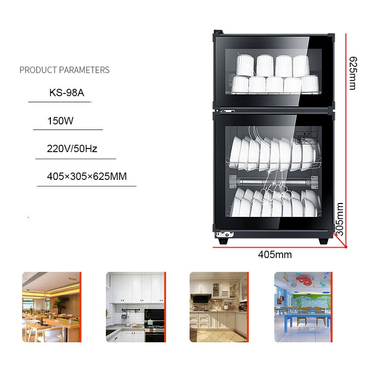 Tủ sấy bát gia đình 2 tầng cao cấp