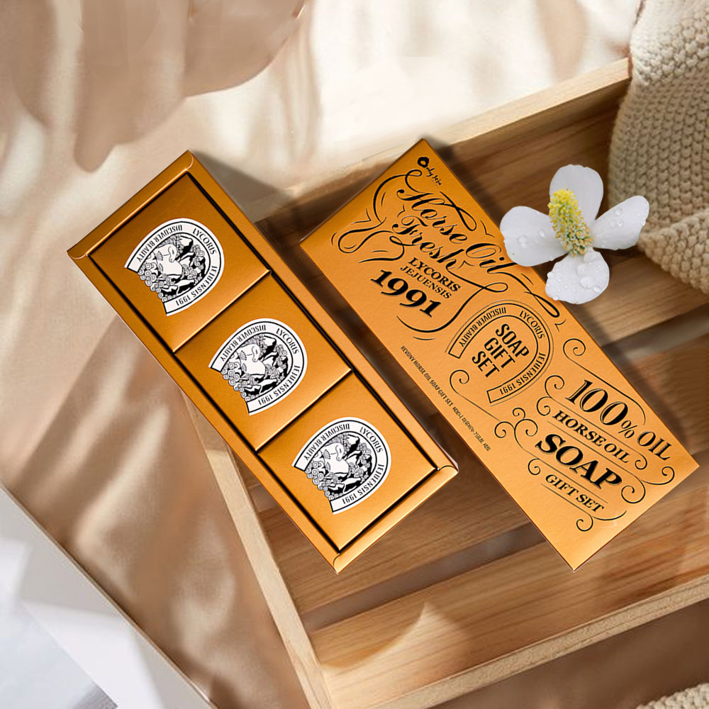 Xà Phòng Tắm Và Rửa Mặt Chiết Xuất Dầu Ngựa Làm Sạch Sâu Cấp Ẩm Hevony Horse Oil Soap