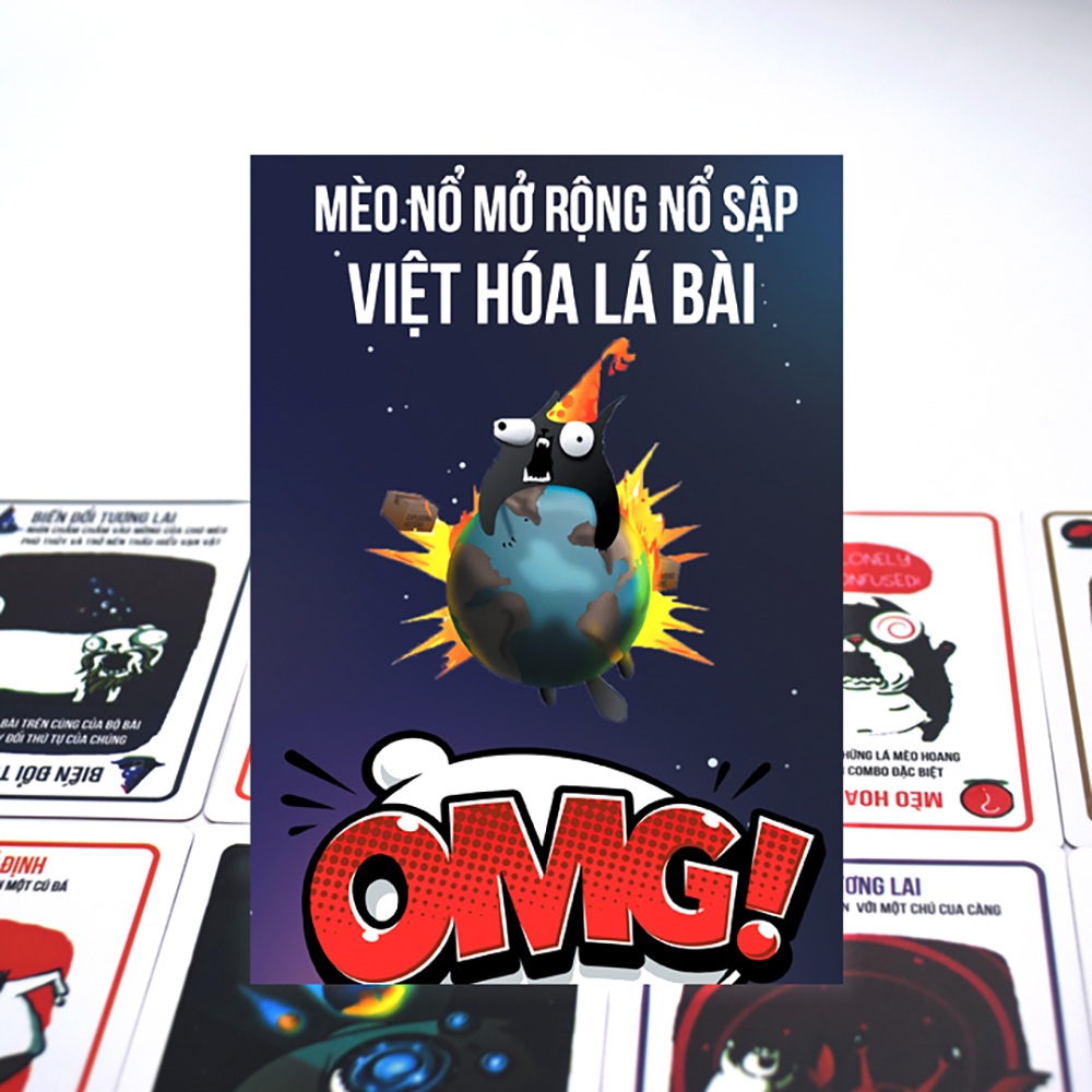 Mèo Nổ Mở Rộng Imploding Kittens Việt Hóa Lá Bài Mèo Nổ Sập Tiếng Việt