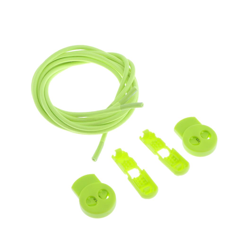No Tie Shoelaces, Reflective Elastic Lock Shoe Laces, 100cm One Size Fits All Adult and Kids Shoes