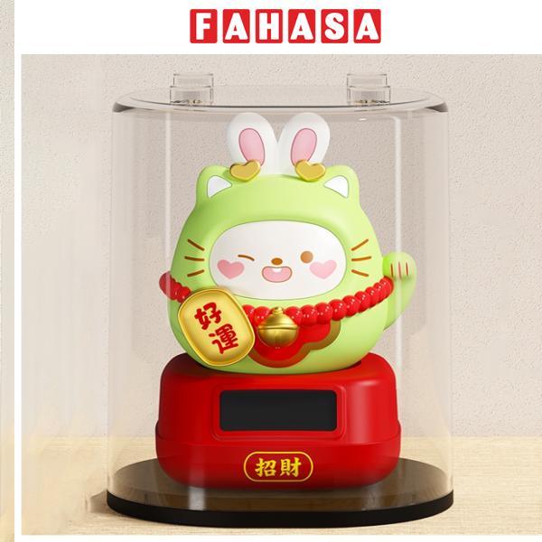 Tượng Thỏ Chiêu Tài Lắc - Trang Trí Tết - JS872 - Màu Xanh Lá