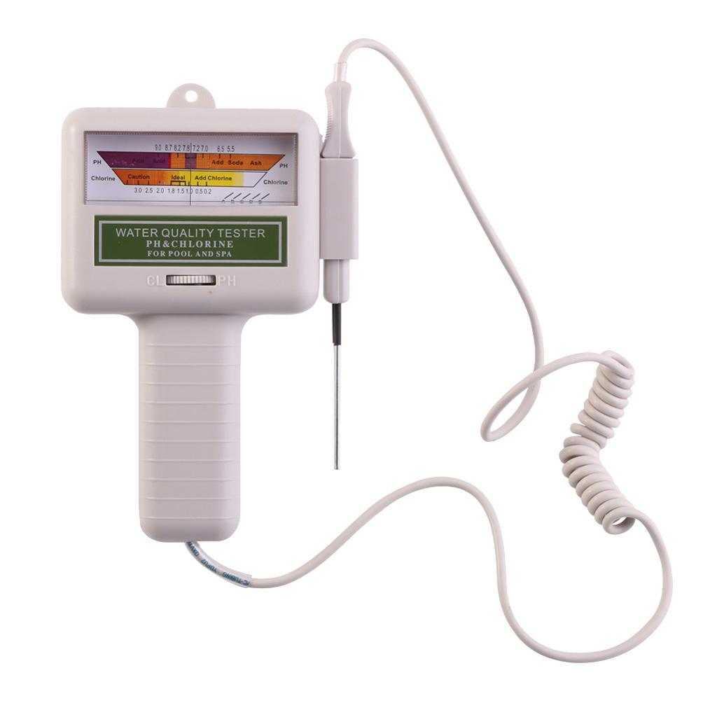 Digital Water Quality Tester  Meter PH Chlorine Swimming Pool Tester
