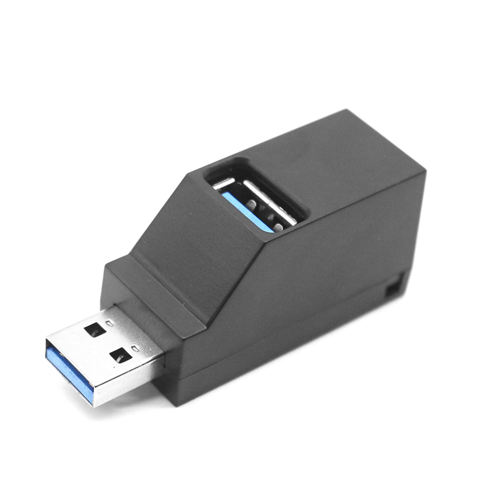 USB3.0 Splitter 3-Port USB HUB High Speed USB3.0 Separator Mini Portable USB2.0 USB3.0 Data Transmission for Notebook Laptop PC