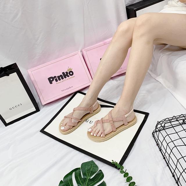 Sandal nỉ xỏ ngón đế cối