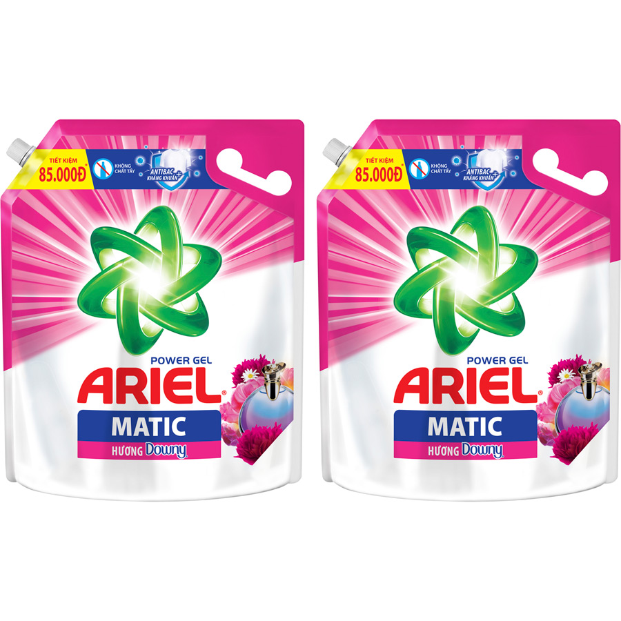 Nước Giặt Ariel Downy 3.2kg combo 2 túi