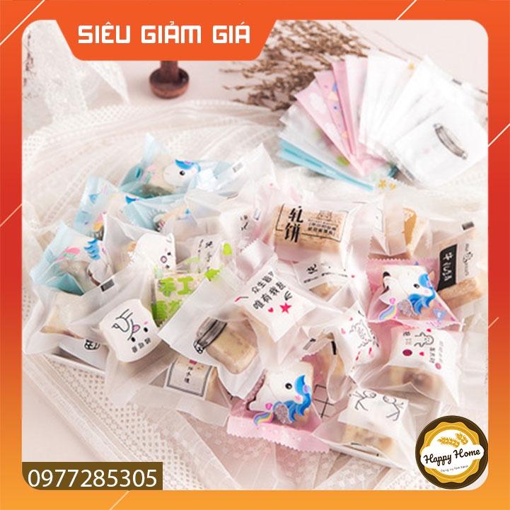 Túi đựng kẹo Nougat nhiều mẫu set 100 túi