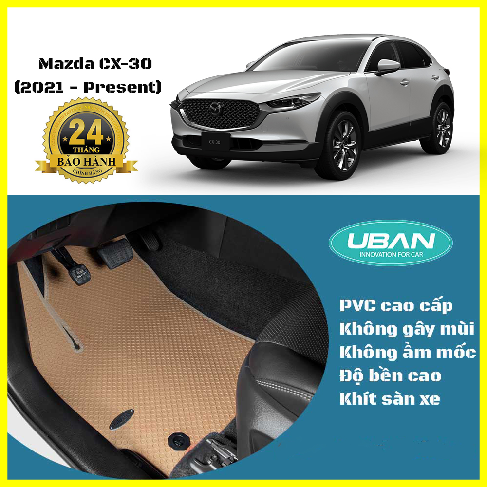 Thảm lót sàn ô tô UBAN cho xe Mazda CX-30 - Nhập khẩu Thái Lan