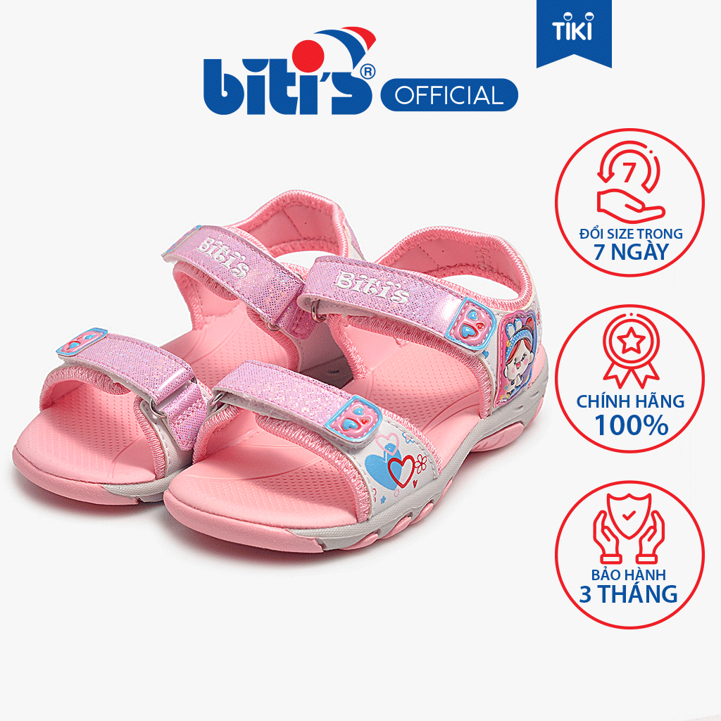 Sandal TPR Bé Gái Biti's BTG000300HOG (Hồng)