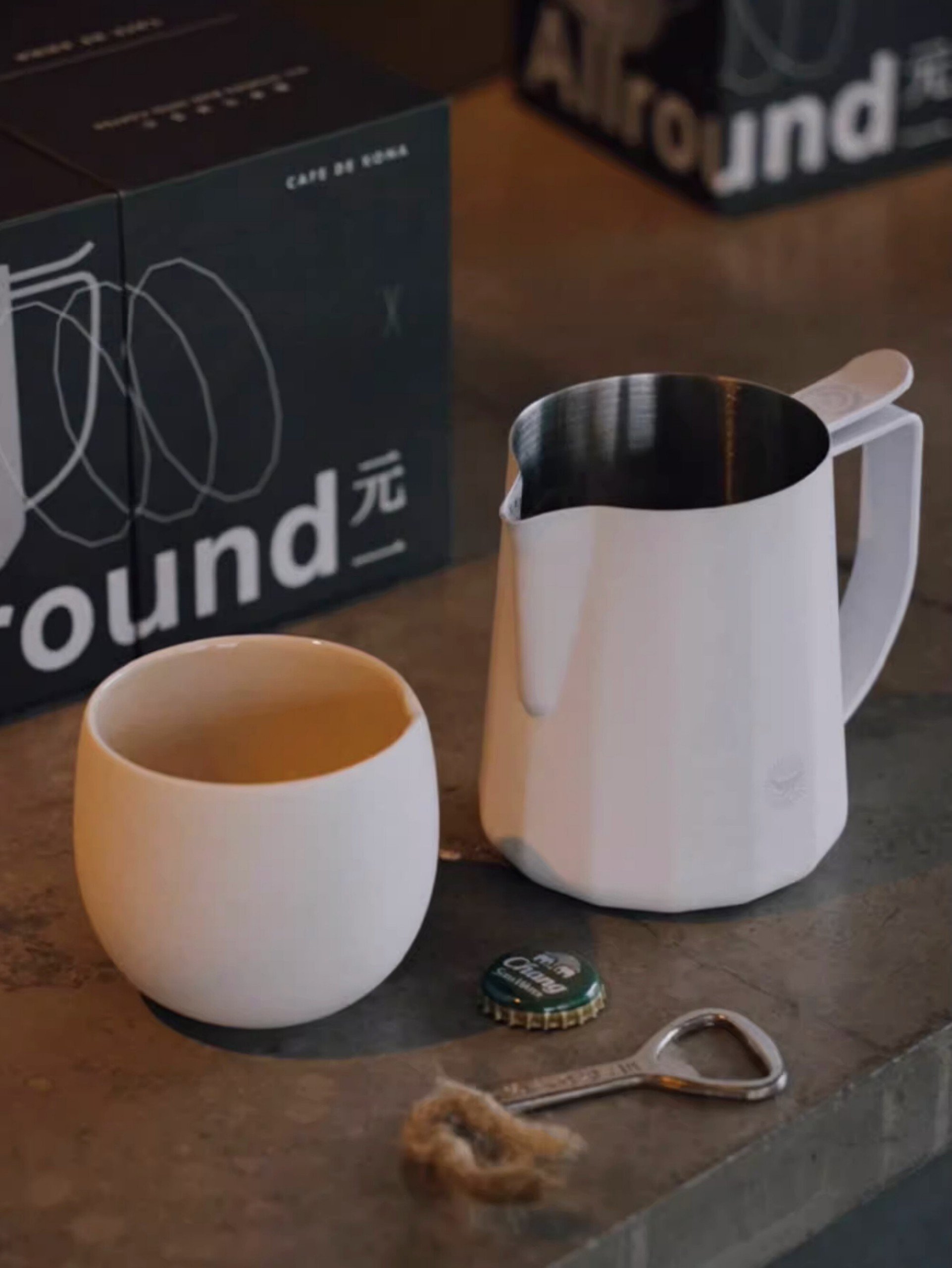 Ca đánh sữa All Round 480ml CAFEDE KONA