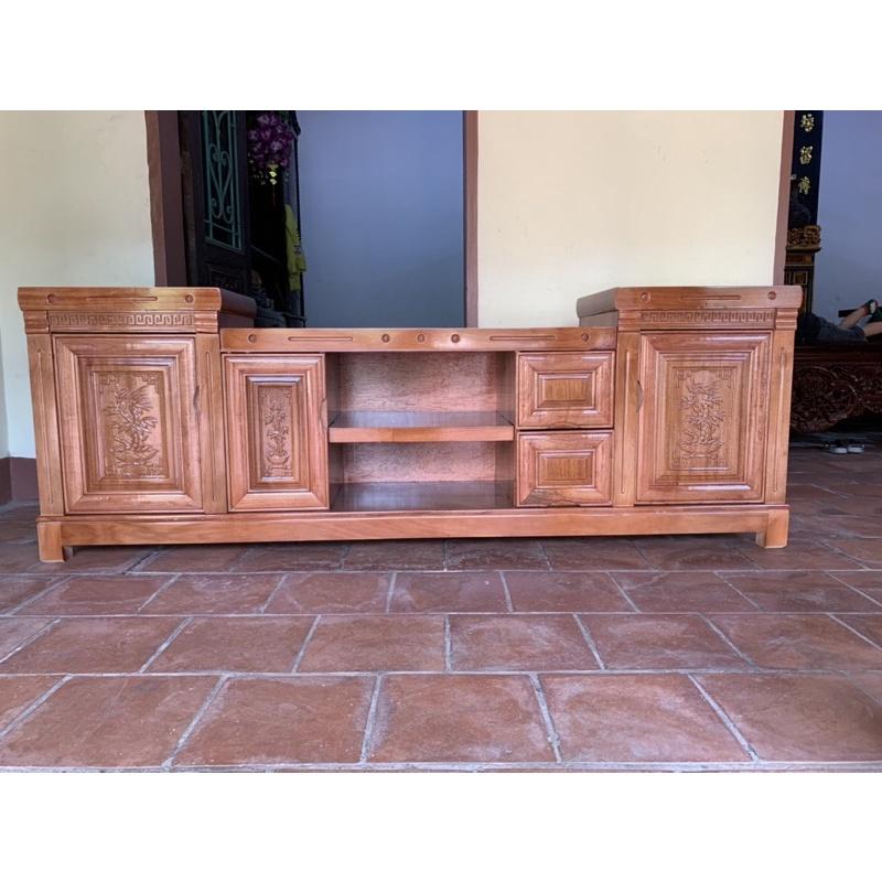 Tủ tivi xoan đào 2m