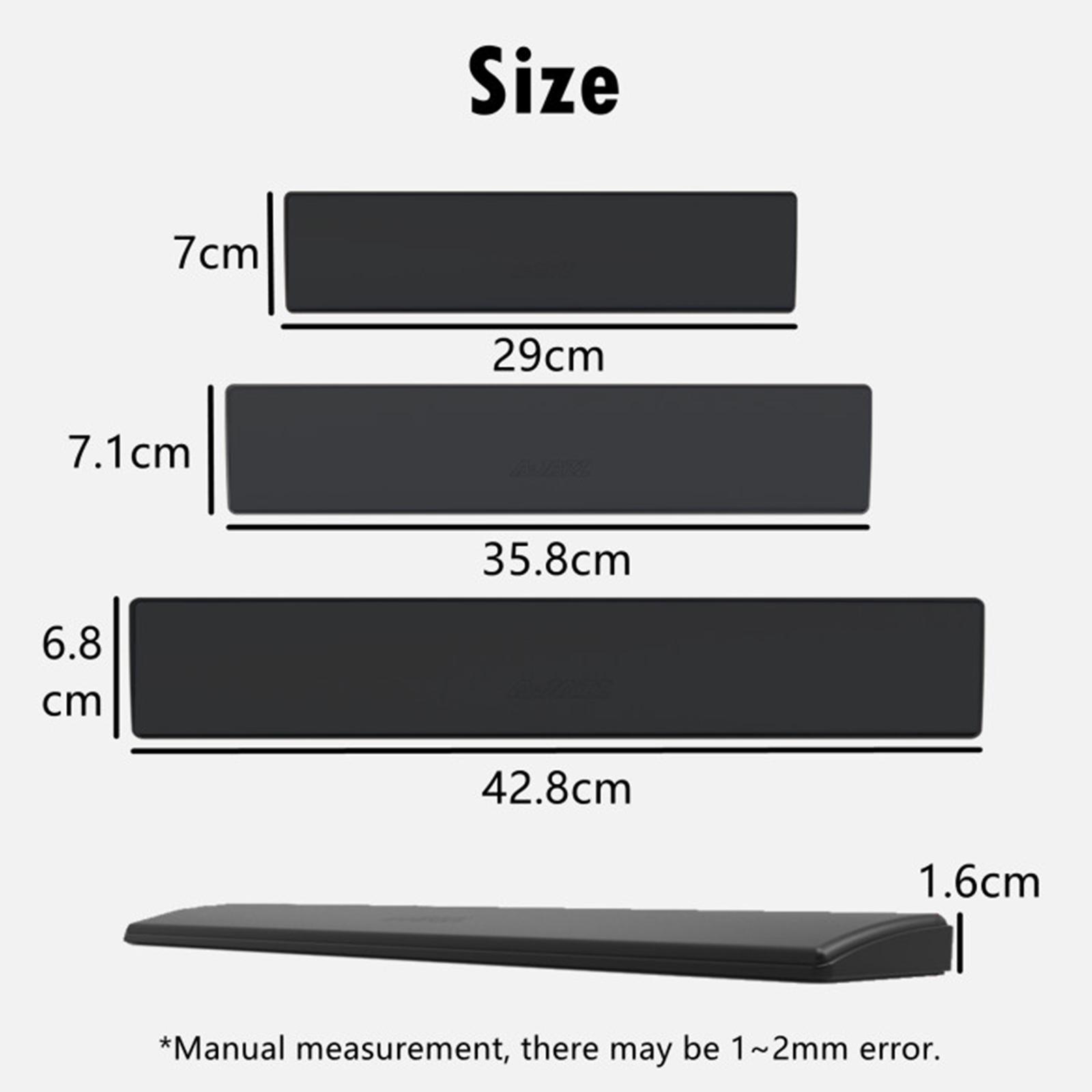 Keyboard wrist rest support pad mouse Foam 61Keys White