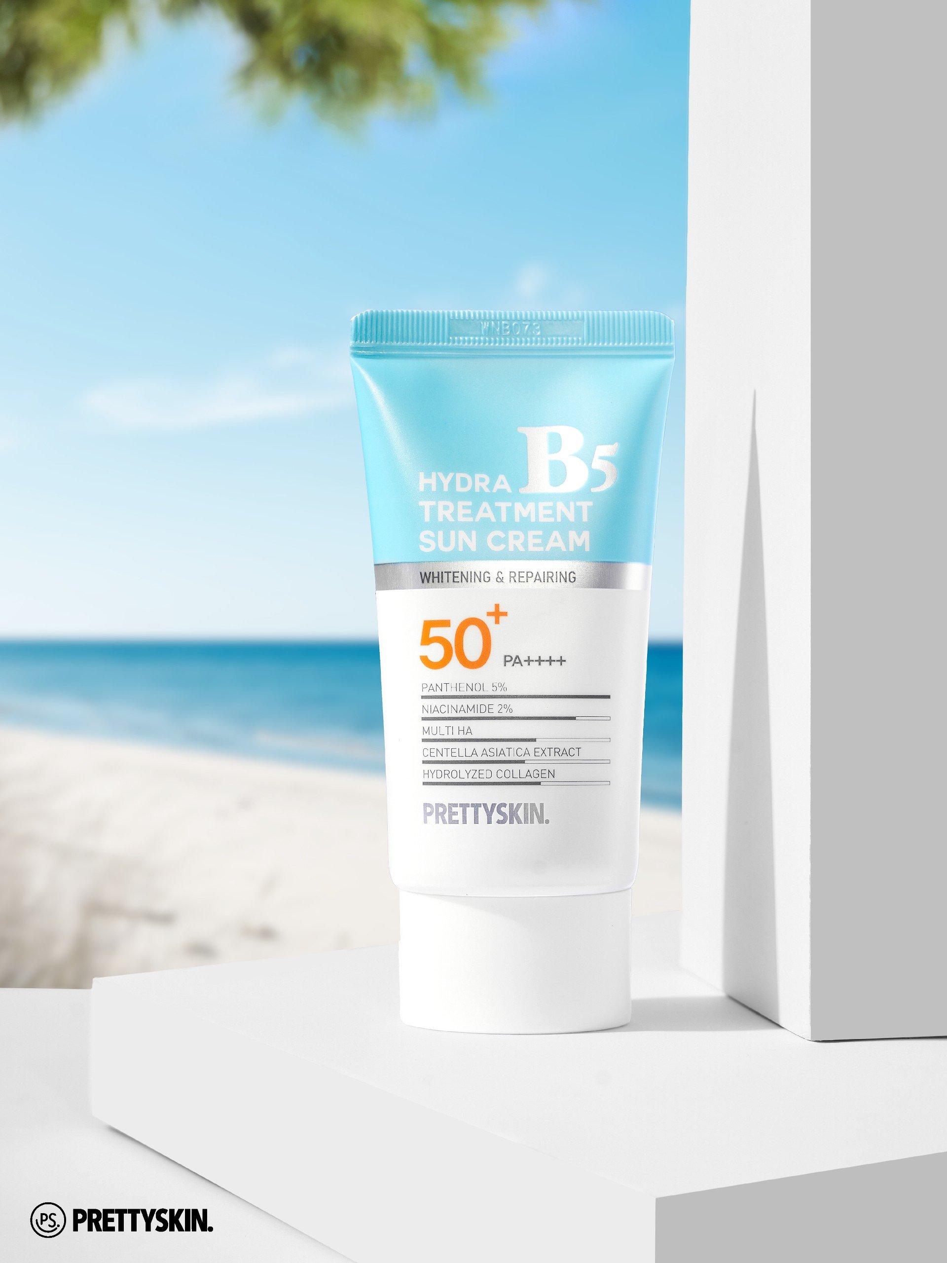 Kem Chống Nắng Cho Da Treatment Cấp Ẩm, Dưỡng Trắng PrettySkin Hydra B5 Exosome Treatment Sun Cream Hàn Quốc 50ml