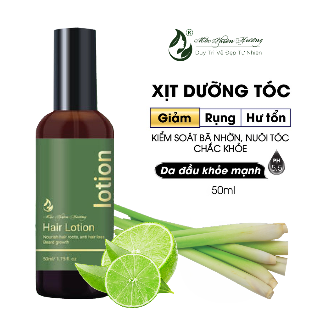 Xịt giúp ngăn rụng tóc, kích thích mọc tóc Hair Lotion Mộc Thiên Hương 50ml