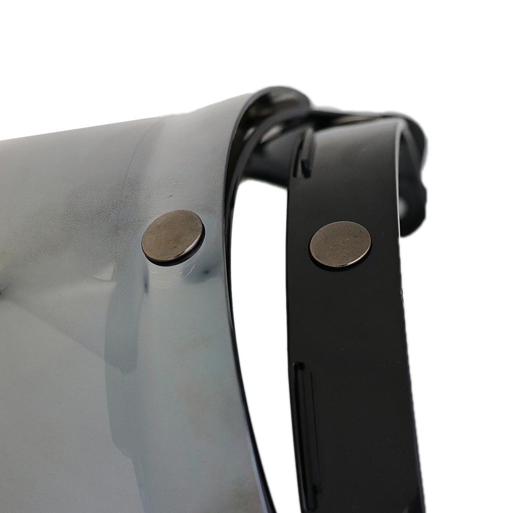 Motorcycle 3 Snap Helmet Visor Shield Flip Up Down Lens for Harley