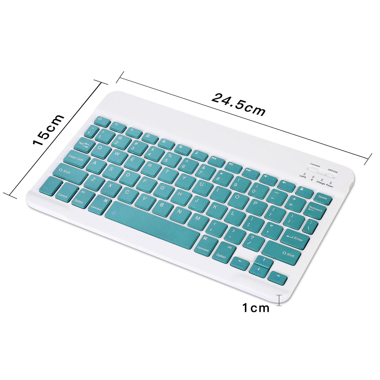 Bàn phím Bluetooth nhỏ, bàn phím không dây đa chức năng, 7 inch