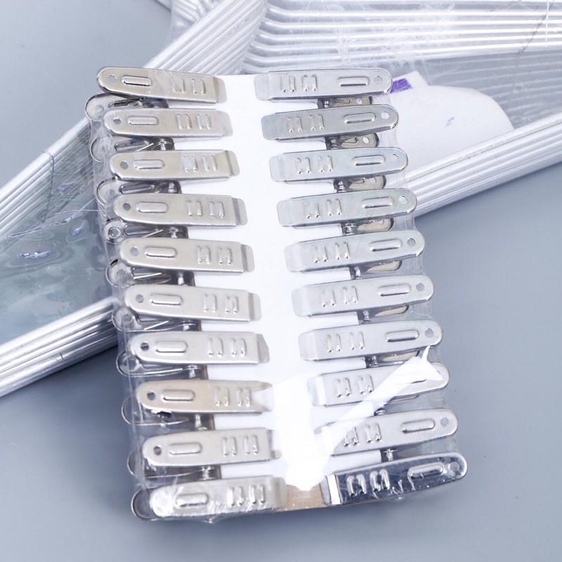 Vỉ kẹp quần áo inox 20 chiếc