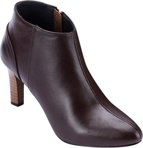 Giày Boot Nữ Da Bò Huy Hoàng HT7038 - Nâu (Size