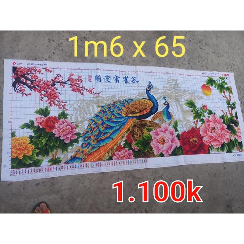 Tranh Thêu Chữ Thập Mẫu Công Phu Thê Viên Mãn Gia Hoà Vạn Sự Hưng 24