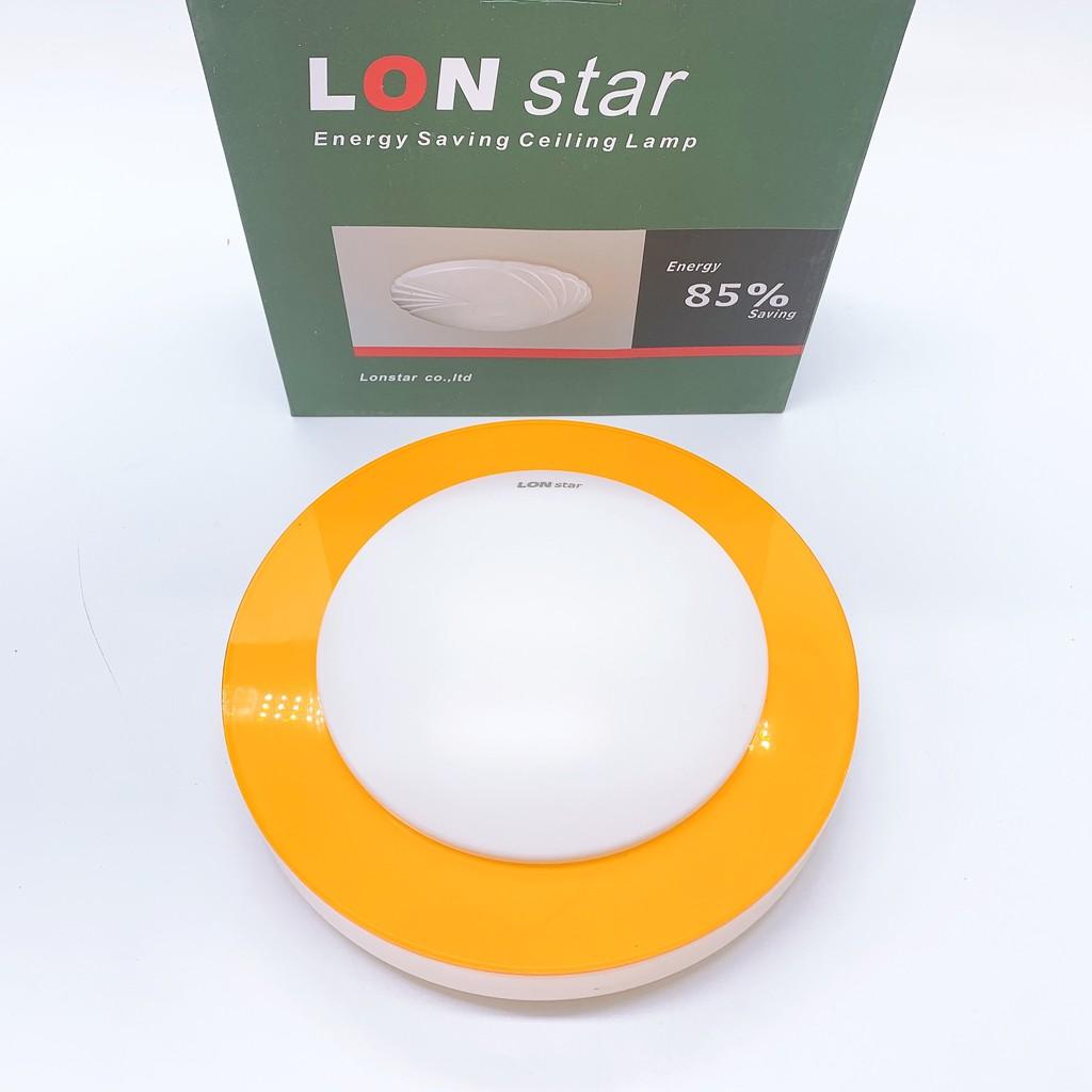 Đèn ốp trần trang trí ban công,phòng vệ sinh,cầu thang 21W phi 19cm ốp nổi tròn Thương hiệu LONstar