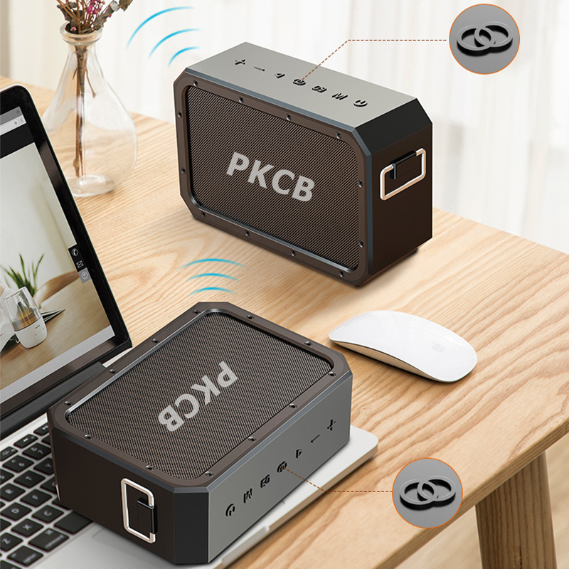 Bộ Loa Bluetooth không dây nghe nhạc, micro bluetooth không dây hát Karaoke cao cấp 120W công suất lớn Super Bass có cổng usb, thẻ nhớ, line 3.5mm pin 15600MAH sạc Type C Chip DSP loa kết nối TWS lên 240W Hàng Chính Hãng PKCB