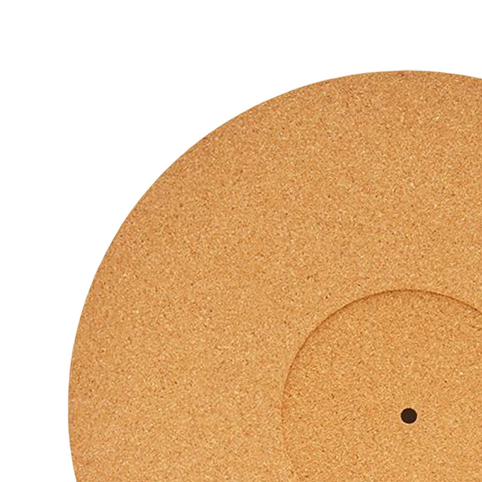 12 inch Cork Turntable Mat Turntable Record Mat for Vinyl Record Players
