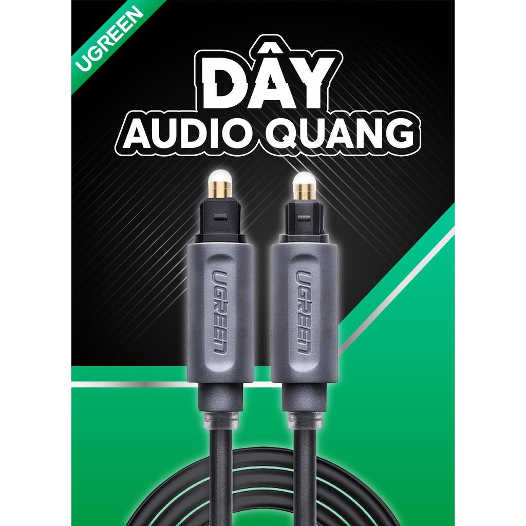 Dây audio quang (Toslink, Optical) UGREEN (đen) hàng chính hãng