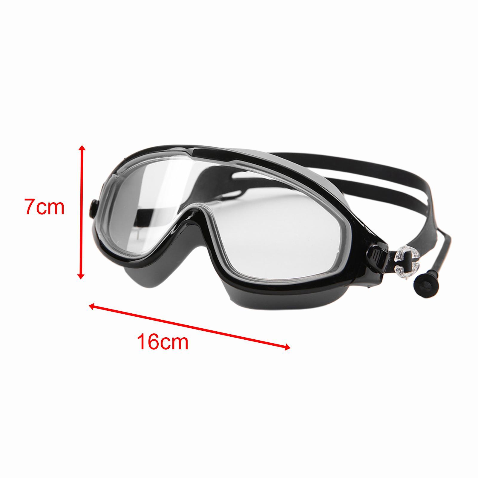 Kids Swim Goggles with Earplug Adjustable for Kids 6-14 Teenagers Boys Girls