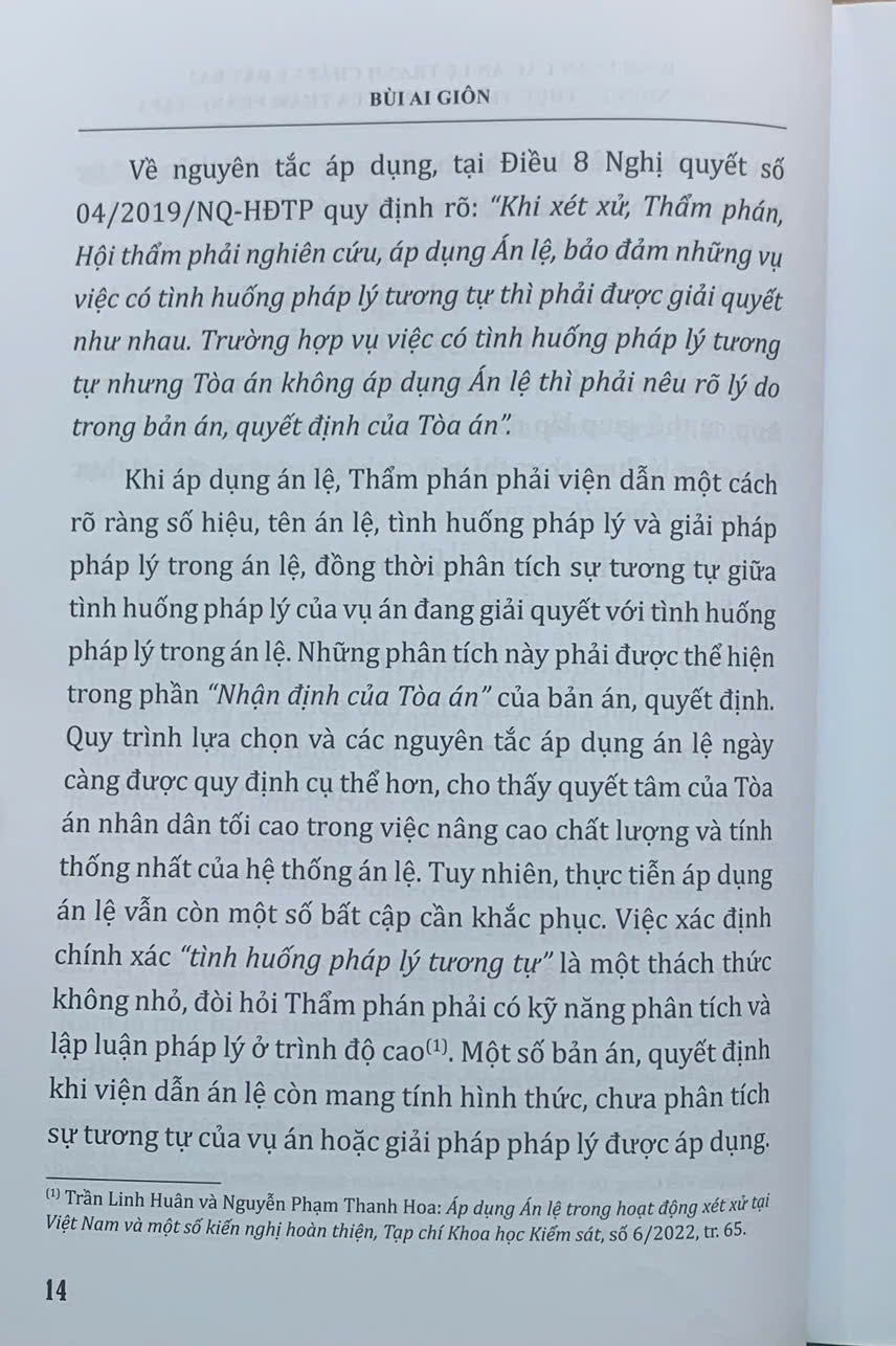 Bình luận các án lệ tranh chấp về đất đai – Góc nhìn từ thực tiễn xét xử của Thẩm phán (tập 1 và 2)
