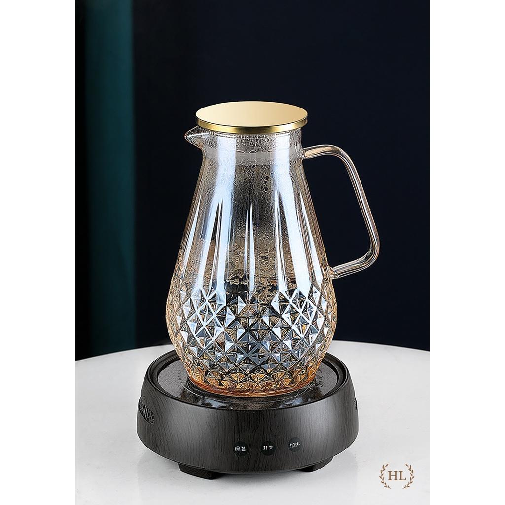 Bình Ly thuỷ tinh phong cách Scandinavia Kim Cương Vàng | BÌNH CỐC VÀNG BOROSILICATE SIÊU NHẸ - CHỊU NHIỆT - CƯỜNG LỰC 2