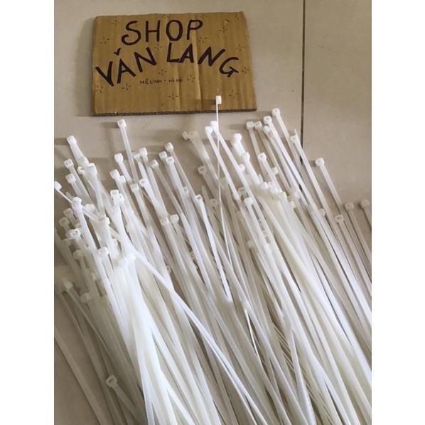 10 Sợi dây rút - dây thít trắng 40cm loại đẹp