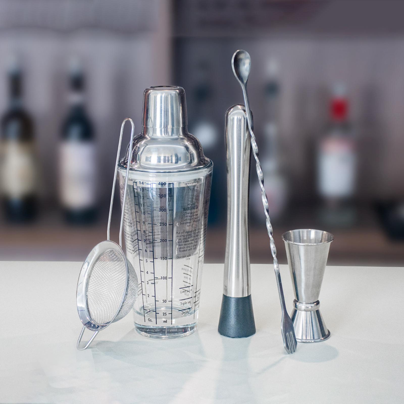 Cocktail shaker Drink Mixing Cold Resistance clear for Home A